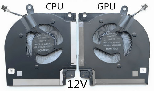 CPU+GPU-Lüfter 12V für Dell Alienware X17 R1 09DNWT 0X63JW