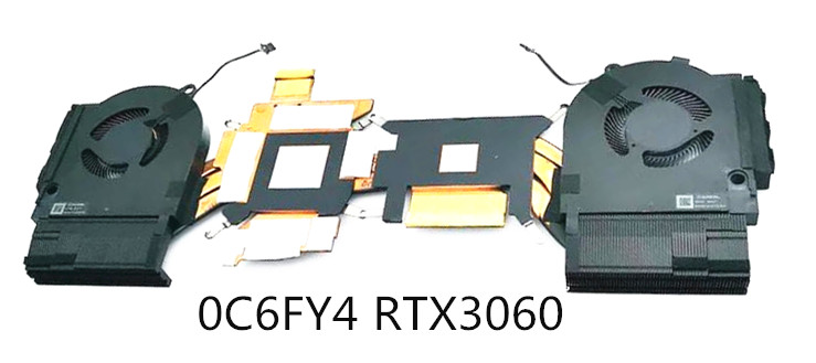 Lüfter+Kühlkörper RTX3060 für Dell G15 5511 5515 0C6FY4 AT36M002ZS0