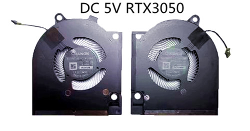 CPU+GPU-Lüfter RTX 3050 5V für Dell EG75070S1-C740-S9A EG75070S1-C750-S9A
