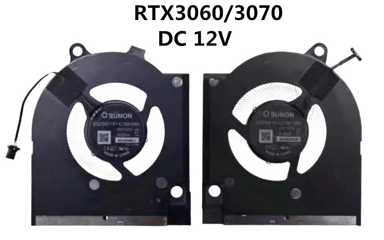 CPU+GPU-Lüfter RTX30 2022 12V für Dell G15 5525