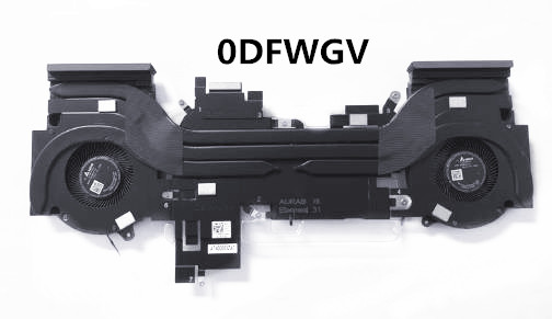 Lüfter+Kühlkörper 12V AURAS X8 für Dell G16 7630 0DFWGV