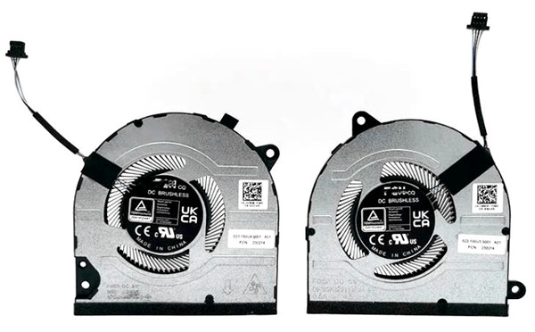CPU+GPU-Lüfter für Dell FQ6P DFS5K12214161H FQ6Q DFS5K12214161H 0D8MWV 0HV9W8
