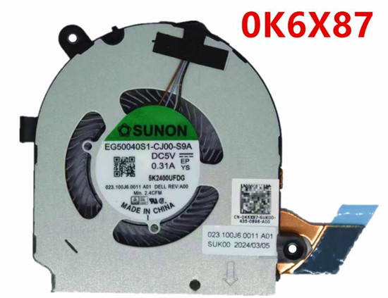 CPU-Lüfter für Dell Latitude 5310 EG50040S1-CJ00-S9A 0K6X87 NS65C11-19H08