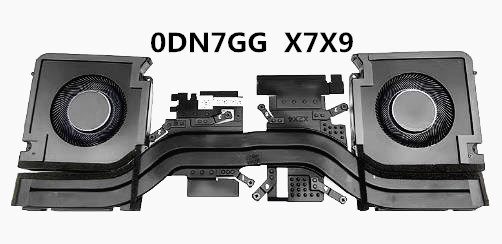 Lüfter+Kühlkörper X7X9 für Dell Precision 16 5690 M5690 0DN7GG AT9430030AL