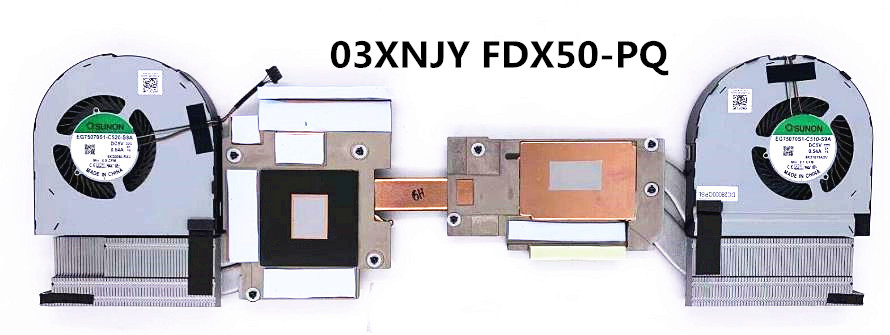Lüfter+Kühlkörper FDX50-PQ für Dell Precision 15 7550 M7550 03XNJY AT2V7005ZAL