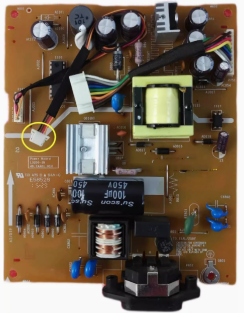 Original Dell P2314H P2314HT Leistungskarte 48.7AA01.01N L3200-1N