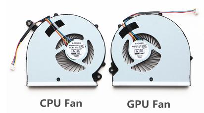 CPU+GPU-Lüfter für Gigabyte Aero 15x V8-bk4 - zum Schließen ins Bild klicken