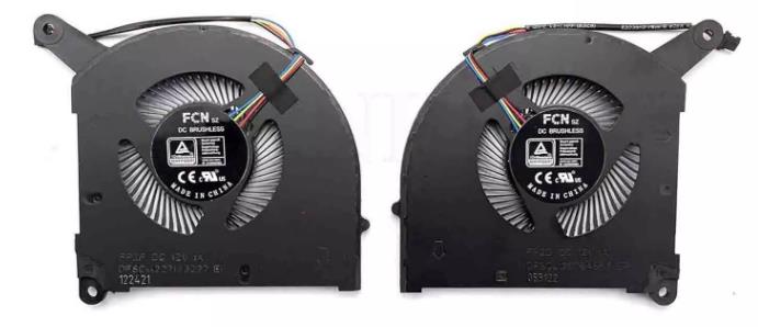 CPU+GPU-Lüfter für Gigabyte Aero 17 Ye5 17 Xe5 17 ke5