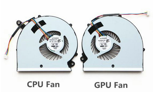 CPU+GPU-Lüfter für Gigabyte Aero15 15w