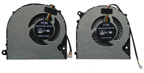 CPU+GPU-Lüfter für Gigabyte 6-31-N85J2-100 6-31-N75W2-101