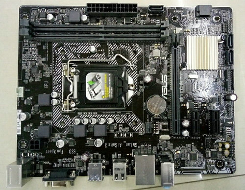 Asus H110M-F LGA1151 DDR4 Desktop-Motherboards - zum Schließen ins Bild klicken