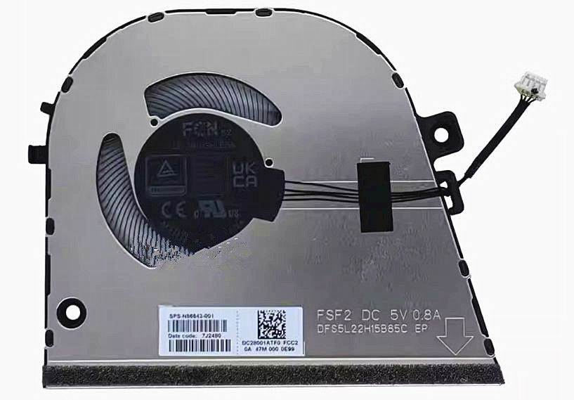 CPU-Lüfter für HP Envy X360 16-AC TPN-C174 N86643-001