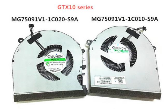 CPU+GPU-Lüfter GTX10 für HP MG75091V1-1C020-S9A MG75091V1-1C010-S9A