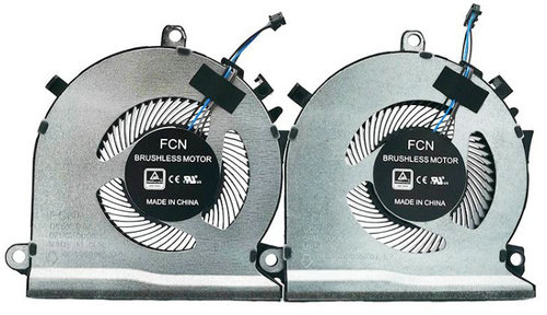 CPU+GPU-Lüfter für HP Pavilion Gaming 15-ec0026ng 15-ec0028ng