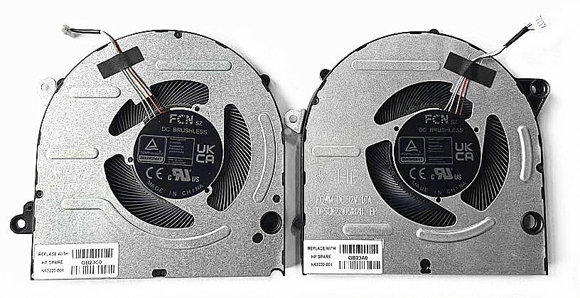 CPU+GPU-Lüfter 12V für HP Pavilion Plus 16-ab0000 TPN-W161