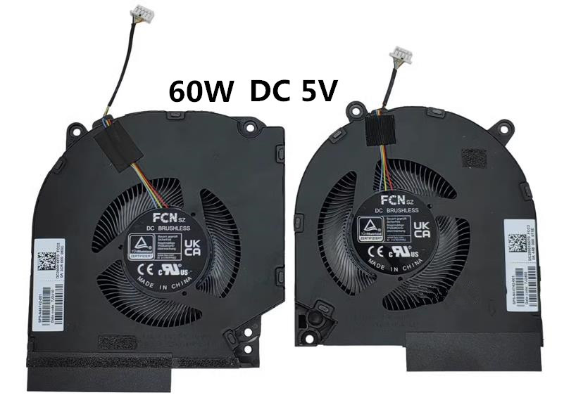 CPU+GPU-Lüfter 5V für HP Victus 16-r0000 TPN-C169 N44742-001