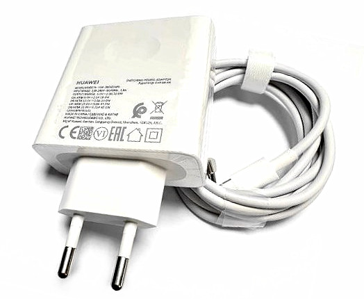 65W Schnellladegerät für Huawei P20/ P20 Lite/ P20 Pro/ P20 lite mit usb-C-Ladekabel 1.8m weiß