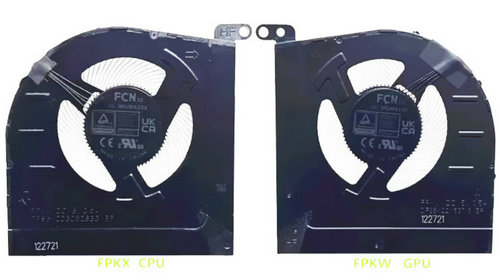 CPU+GPU-Lüfter für Lenovo DFS5K221153713 FPKW DFS5K223052833 FPKX