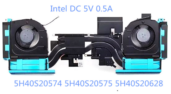 Lüfter+Kühler Intel für Lenovo IdeaPad Gaming 3 16arh7 82S9 5H40S20574 5H40S20575 5H40S20628  Lüfter+Kühler Intel für Lenovo IdeaPad Gaming 3 16arh7 82S9 5H40S20574 5H40S20575 5H40S20628