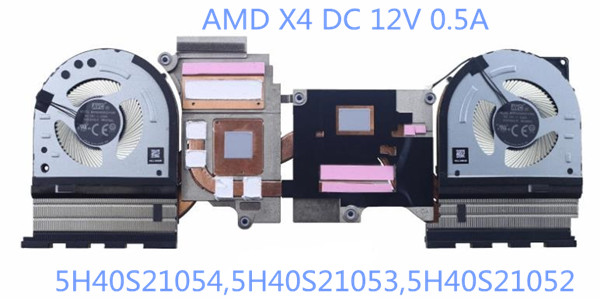 Lüfter+Kühler 12V AMD X4 für Lenovo Loq 15ahp9 15arp9 83dx 5H40S21054 5H40S21053 5H40S21052  Lüfter+Kühler 12V AMD X4 für Lenovo Loq 15ahp9 15arp9 83dx 5H40S21054 5H40S21053 5H40S21052
