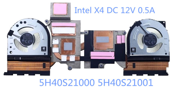Lüfter+Kühler 12V Intel X4 für Lenovo Loq 15iax9 15irx9 5H40S21000 5H40S21001