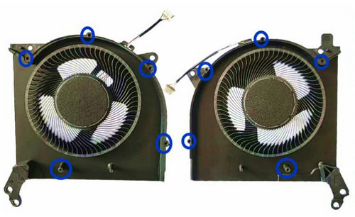 CPU+GPU-Lüfter 5V für Lenovo Legion 5 17ITH6 5H40S20344 5H40S20345