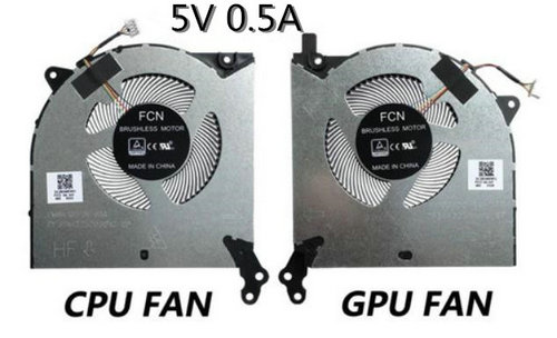 CPU+GPU-Lüfter 5V für Lenovo Legion 5 5I 15IMH05 2020