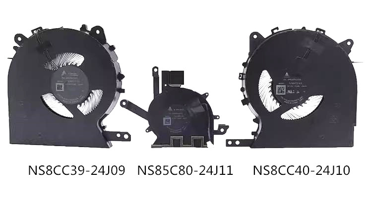 CPU+GPU-Lüfter 2025 für Lenovo Legion R9000p Adr10 NS8CC39-24J09 NS8CC40-24J10 NS85C80-24J11