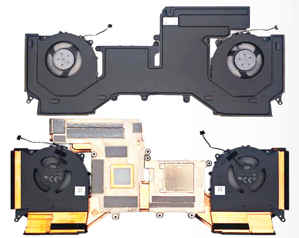 Lüfter+Kühler 2023 für Lenovo Legion Y9000P irx8h 5H40S20787 5H40S20788 5H40S20789