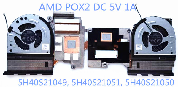 Lüfter+Kühler 5V AMD POX2 für Lenovo Loq 15ahp9 83dx 15arp9 83jc 5H40S21049 5H40S21050 5H40S21051  Lüfter+Kühler 5V AMD POX2 für Lenovo Loq 15ahp9 83dx 15arp9 83jc 5H40S21049 5H40S21050 5H40S21051
