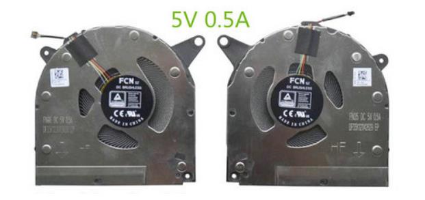 CPU+GPU-Lüfter 5V für Lenovo 5F10S13969 5F10S13970