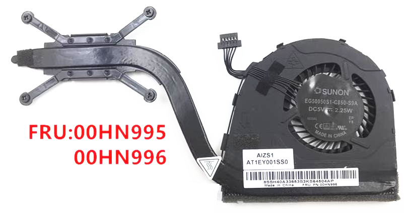 Lüfter+Kühler für Lenovo ThinkPad S1 4th 01HW758 01HW757 00HN995 00HN996