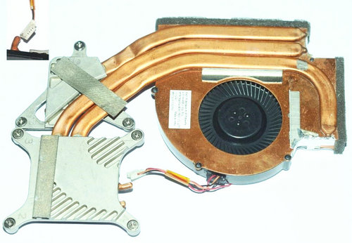Lüfter+Kühler für Lenovo Thinkpad W520 45W 04W0438