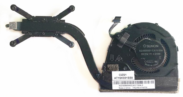 Lüfter+Kühler für Lenovo Thinkpad Yoga 370 01HW758 01HW757