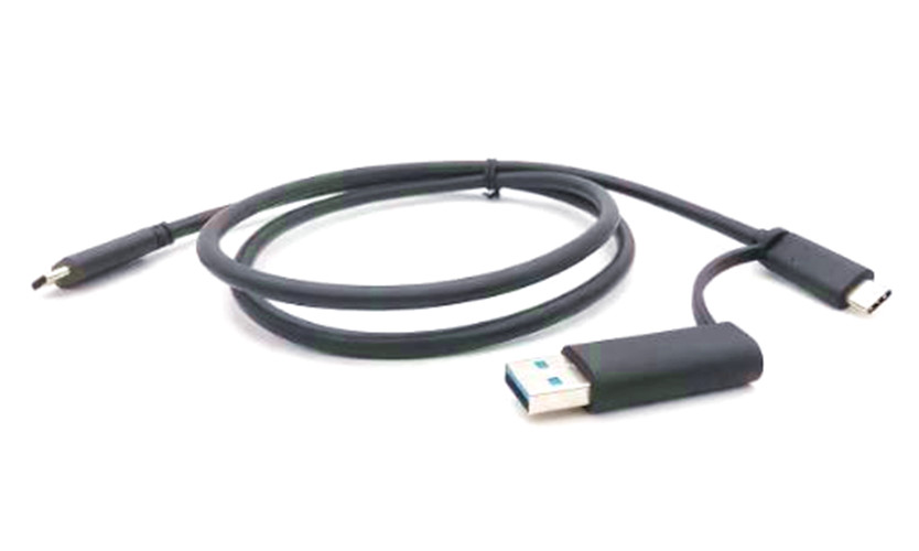 1 m Hybrid-USB-C-auf-USB-A-Kabel für Lenovo 4X90U90618 03X7470 0X17EF