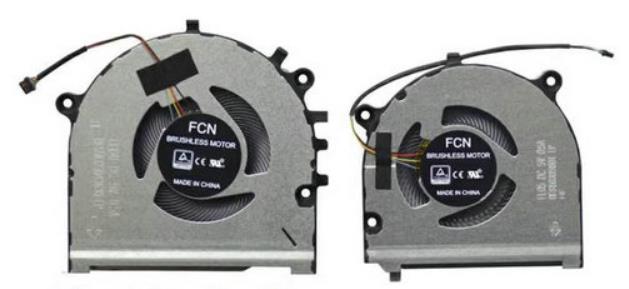 CPU+GPU-Lüfter für Lenovo V 6 pro 13iwl 13iml 14iwl 14iml