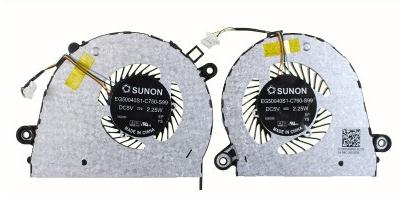 GPU+CPU-Lüfter für Lenovo YOGA 710-15ISK