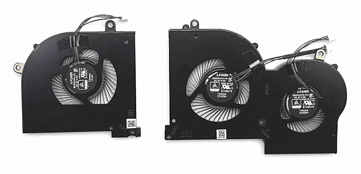 CPU+GPU-Lüfter für MSI Workstation Ws65 9tk-853de 9tk-859de