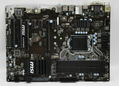 MSI B150 PC MATE DDR4 LGA1151 VGA+DVI+HDMI Desktop-Motherboards - zum Schließen ins Bild klicken