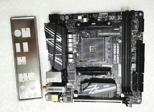 MSI B450I GAMING PLUS MAX WIFI DDR4 AM4 Desktop-Motherboards - zum Schließen ins Bild klicken