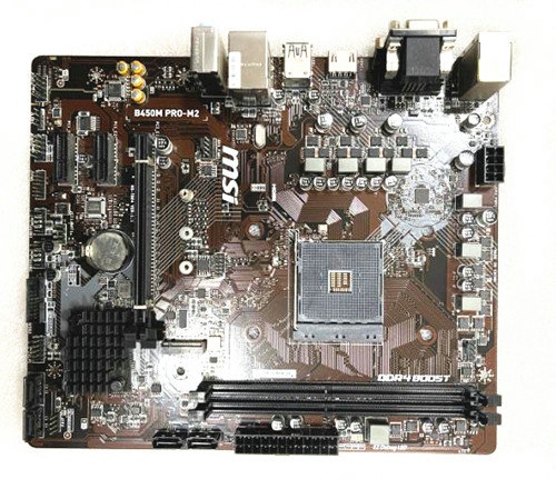 MSI B450M PRO M2 DDR4 AM4 VGA+DVI+HDMI Desktop-Motherboards - zum Schließen ins Bild klicken