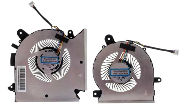 CPU+GPU-Lüfter für MSI Bravo 15 A4dc MS-16r1 MS-16r2