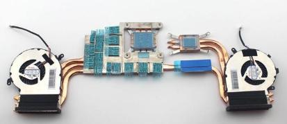 CPU+GPU Lüfter mit Kühlkörper 4-polig für MSI GE62VR 6RF Apache Pro
