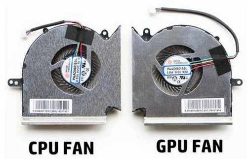 CPU+GPU-Lüfter für MSI GE63 Raider 7RD