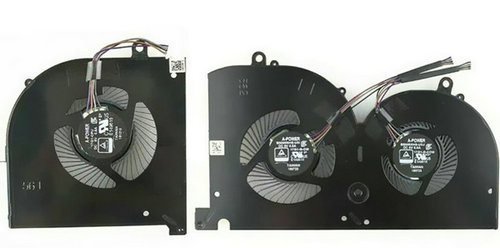 CPU+GPU-Lüfter für MSI Gs75 Stealth 10sfs-019pl 10sfs-086nl