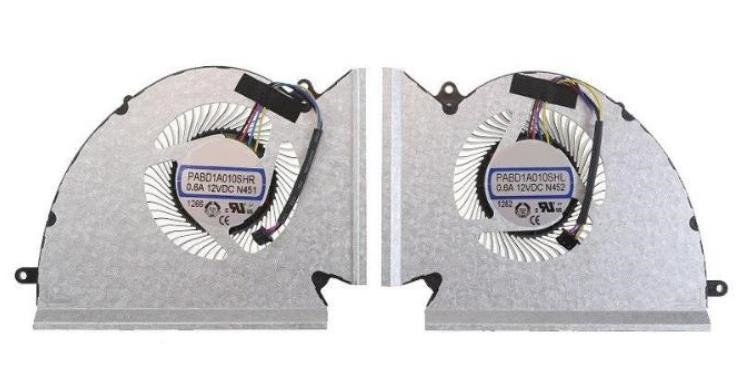 CPU+GPU-Lüfter 12V für MSI Ge76 Raider 11ue 11ue-046