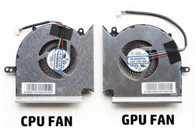 CPU+GPU-Lüfter für MSI Gl63 9rc-099 9rc-200