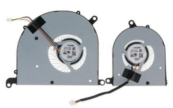 CPU+GPU-Lüfter für MSI Prestige 15 A10RC MS-16S1