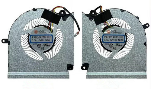 CPU+GPU-Lüfter für MSI MS-15M1 MS-15M2