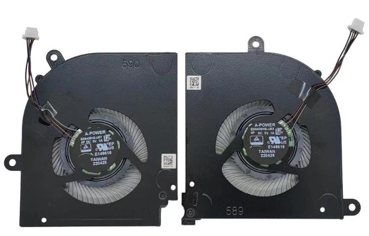 CPU+GPU-Lüfter für MSI Stealth 15M B12U B12UE-042 MS-15B1 BS5405HS-U5Y BS5405HS-U5X